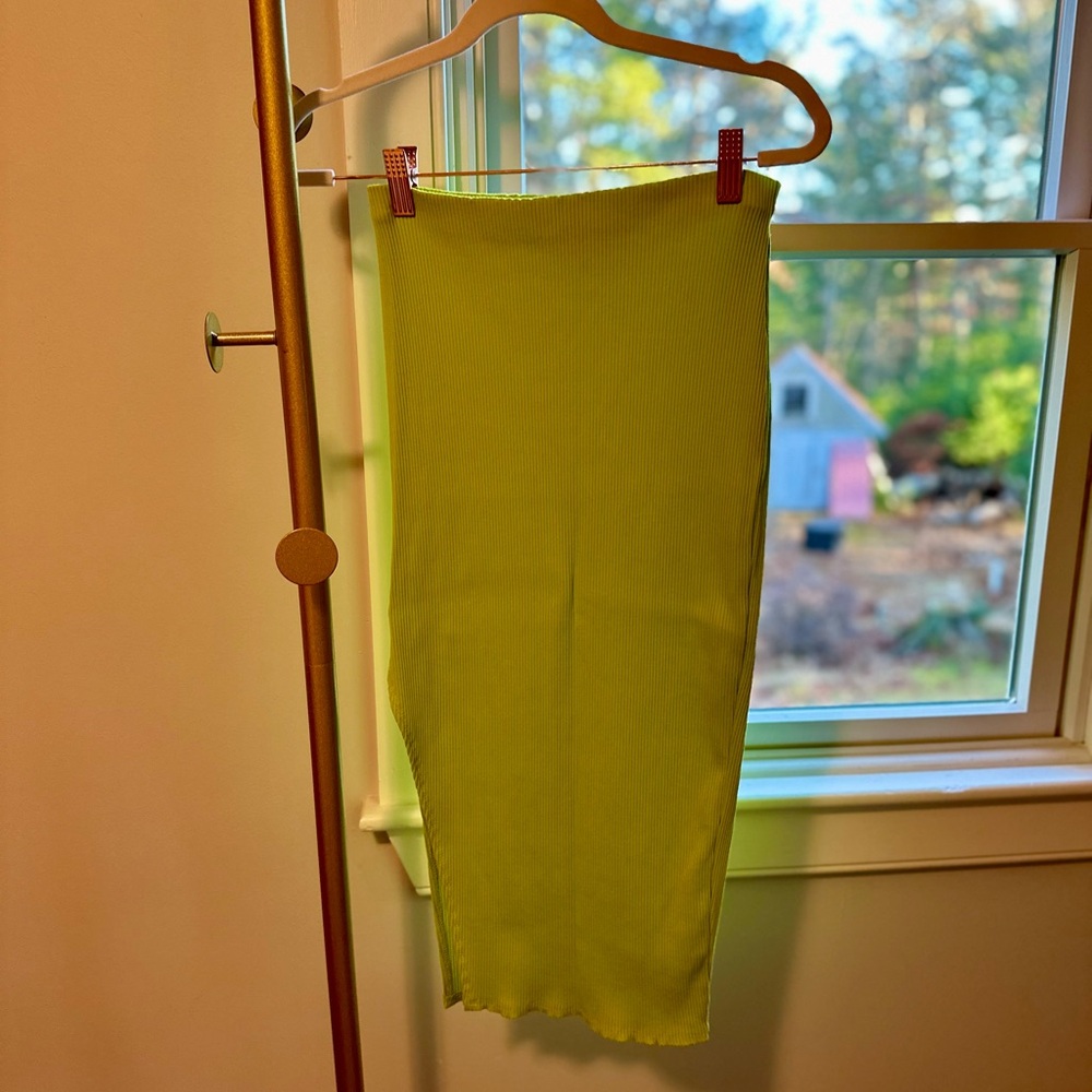 Lulu’s Set For Life Green Ribbed Bodycon Two-Piece Dress - Picture 5 of 7
